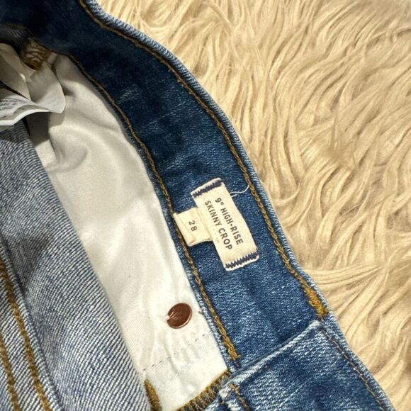 Madewell 9” high rise skinny crop jeans size 28 - Picture 2 of 4